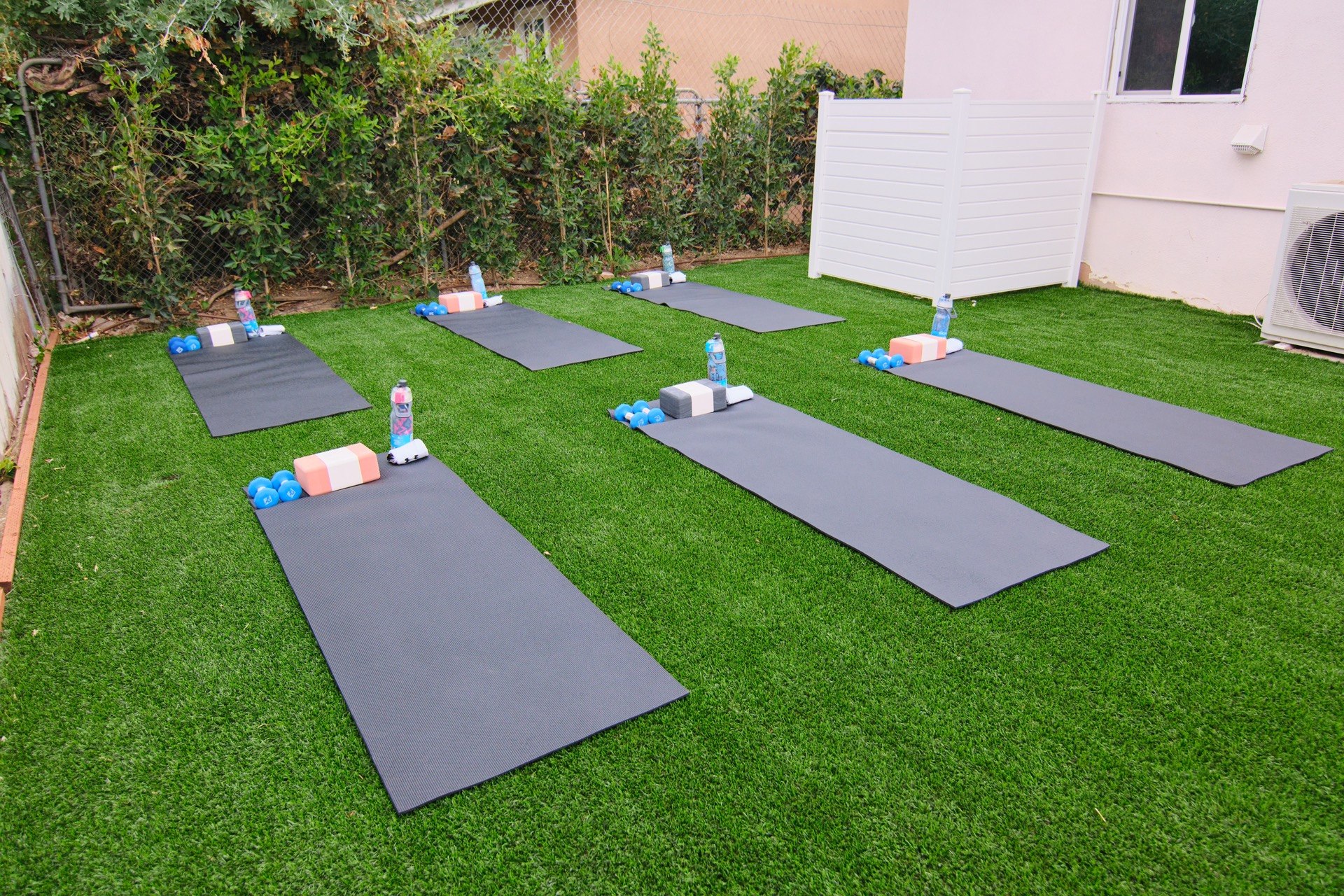 Wellness Haven peaceful outdoor yoga and meditation space